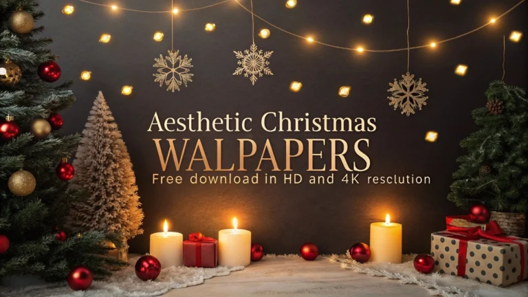 Aesthetic Christmas Wallpapers – Free Download in HD and 4K Resolution